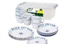 Brunner Stack Box Blue Ocean serviesset (16dlg)